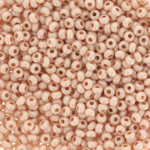 Perles rocailles Preciosa 11/0 2 mm - Terra Pearl - Labrador Luster x20g