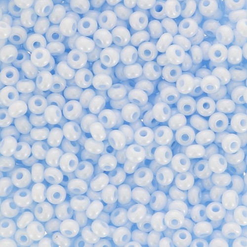 Perles rocailles Preciosa 11/0 2 mm - Terra Pearl - Sky Shine x20g