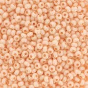 Perles rocailles Preciosa  11/0 2 mm - Terra Pearl - Baby Skin Luster x20g