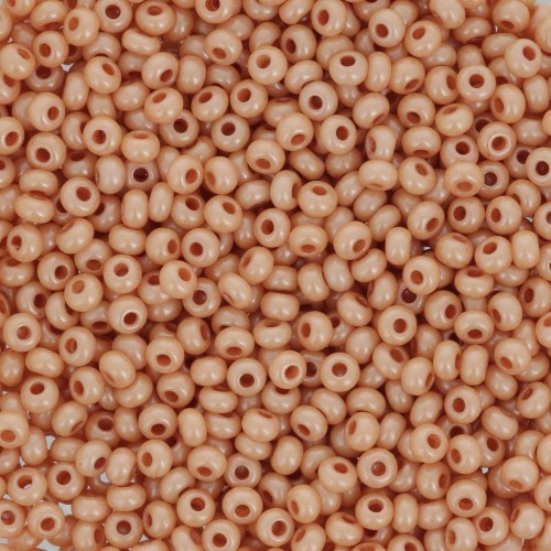 Perles rocailles Preciosa 11/0 2 mm - Terra Pearl - Caramel Ice x20g