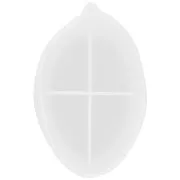 Moule silicone pour réaliser une coupelle forme feuille 15x10 cm x1