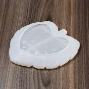 Moule silicone pour réaliser une coupelle forme feuille de Philodendron 16x15cm x1