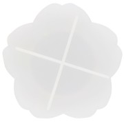 Moule silicone pour réaliser une coupelle forme fleur de cerisier 10.5x10.5 cm x1