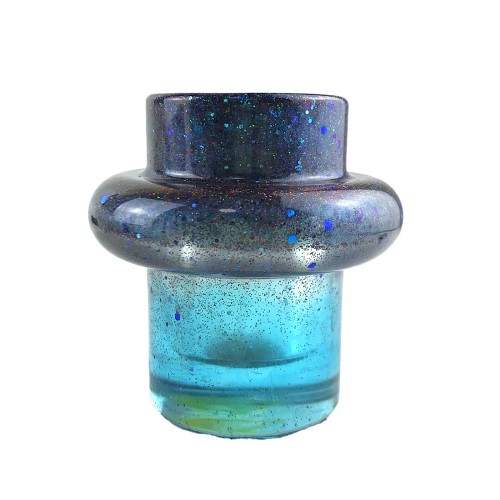 Moule silicone pour réaliser un vase design 10x9.5 cm x1