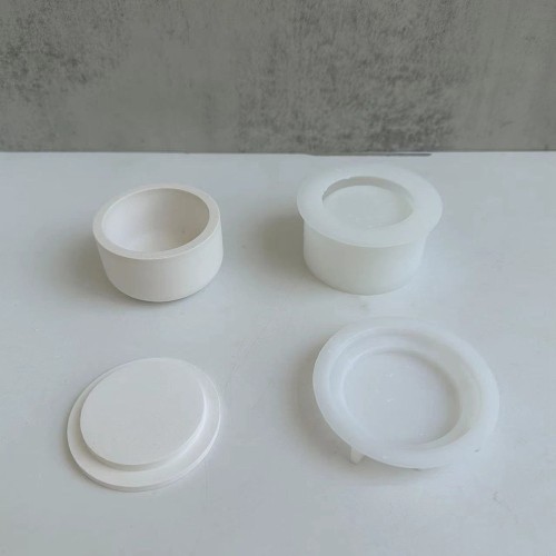 Moule silicone pour réaliser une boîte de rangement ronde 5 cm x1