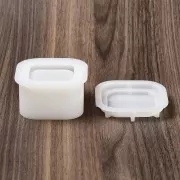 Moule silicone pour réaliser une boîte de rangement carrée 5x5 cm x1