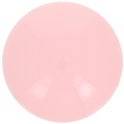 Cabochon rond en acrylique opaque 14 mm - Rose clair x1