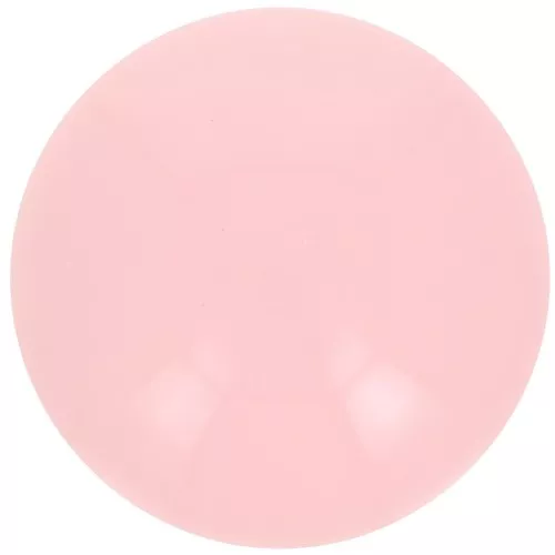 Cabochon rond en acrylique opaque 14 mm - Rose clair x1