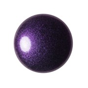 Cabochon rond en verre par Puca® 18 mm - Dark Lilac Metallic Mat x1|raw }}