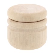 Support en bois brut à décorer par Puca® 33x34 mm - Jodie mini - Boîte à secret x1|raw }}
