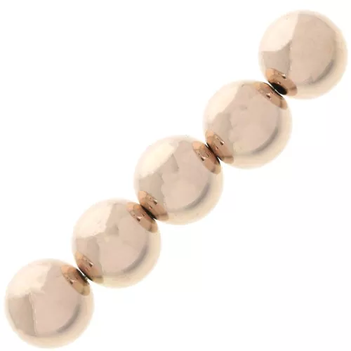Perles rondes 8 mm Rose Gold filled (or laminé) x1