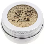 Paillettes biodégradables Si Si la Paillette - Or Pâle Moyennes - Doré x5ml