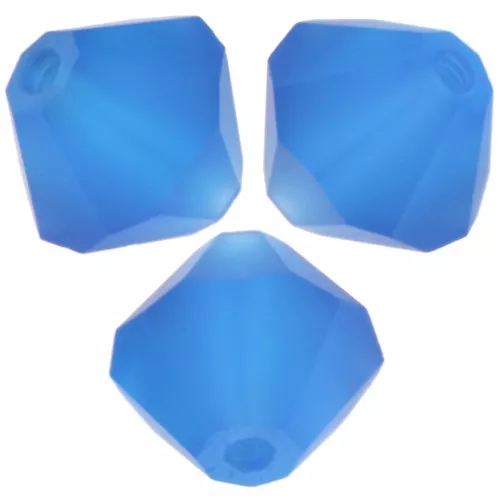 Perles toupies Preciosa - Rondelle Bead 5 mm - Capri Blue Matt x12