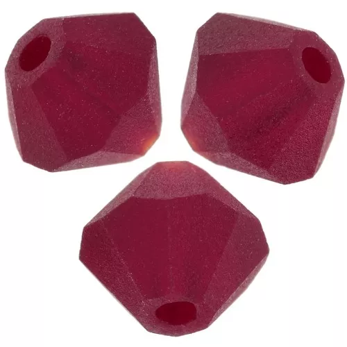 Perles toupies Preciosa - Rondelle Bead 5 mm - Siam Matt x12