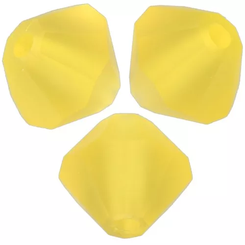 Perles toupies Preciosa - Rondelle Bead 5 mm - Citrine Matt x12