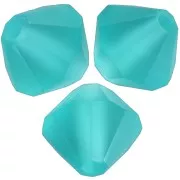 Perles toupies Preciosa - Rondelle Bead 5 mm - Blue Zircon Matt x12