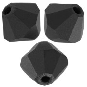 Perles toupies Preciosa - Rondelle Bead 5 mm - Jet Matt x12|raw }}