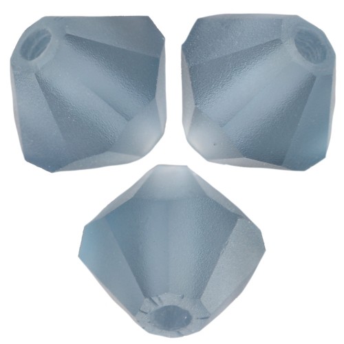 Perles toupies Preciosa - Rondelle Bead 5 mm - Montana Matt x12