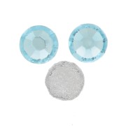 Strass à coller Cristal Preciosa 2 mm - Aqua Bohemica x36|raw }}