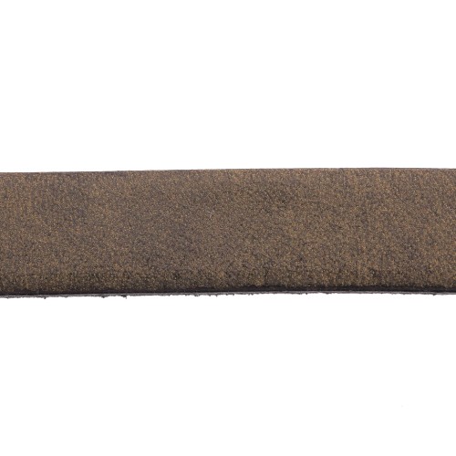 Lacet cuir 10 mm Bronze x30cm