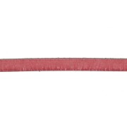 Lacet cuir 5x2 mm Rose métallisé x30cm|raw }}