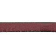 Lacet cuir 5x2 mm Bordeaux x30cm