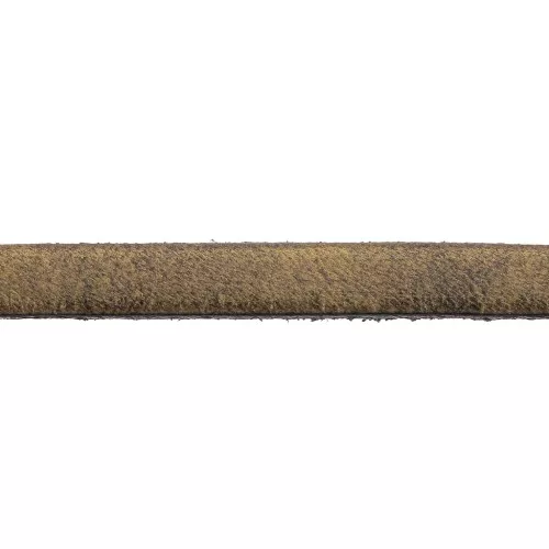 Lacet cuir 5x2 mm Bronze x30cm