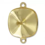 Serti intercalaire à coller pour cabochon PureCrystal 4470 12 mm - Doré x1