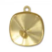 Serti pendentif à coller pour cabochon PureCrystal 4470 12 mm - Doré x1