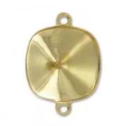 Serti intercalaire à coller pour cabochon PureCrystal 4470 10 mm - Doré x1