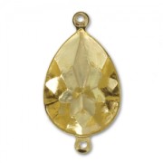 Serti intercalaire à coller pour cabochon PureCrystal 4320 18x13 mm - Doré x1