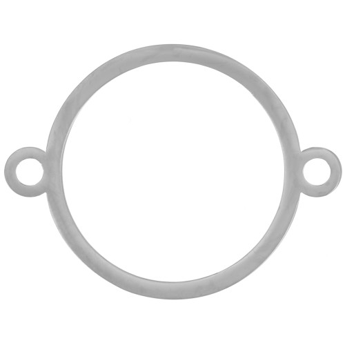 Intercalaire cercle évidé 25 mm - Acier inoxydable 316L x1