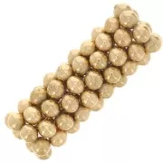 Perles rondelles fleurs 5 mm - Acier inoxydable 304L Doré x10