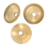 Coupelles lisses 5 mm - Acier inoxydable 304L Doré x8