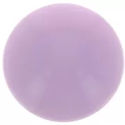 Cabochon rond 14 mm en résine opaque - Violet clair x1