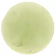 Cabochon rond 14 mm en résine translucide - Lichen marbré x1