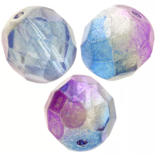 Facettes 8 mm - Crystal Purple Blue Metallic x20