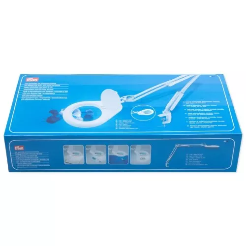 Loupe lumineuse à LED avec pince - Prym - Blanc x1
