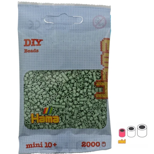 Perles à repasser Hama MINI 2.5 mm - Eucalyptus (n°101) x2000
