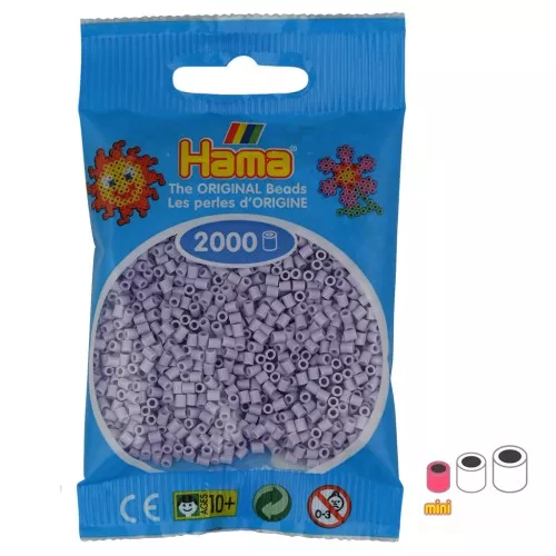 Perles à repasser Hama MINI 2.5 mm - Lavande clair (n°106) x2000