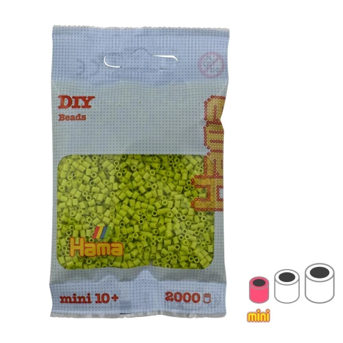 Perles à repasser Hama MINI 2.5 mm - Citron vert (n°104) x2000