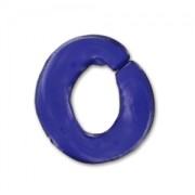 Maillon ovale torsadé 16x17 mm Cobalt x1|raw }}
