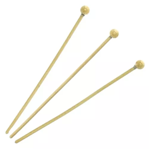 Clous tête boule 30x0.7 mm - Acier inoxydable 304L Doré x10