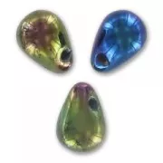 Mini-Gouttes 4x6 mm Green Iris x50