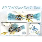 Perles en verre Lipsi® par Puca® 4x6 mm - Opaque Amethyst AB x10g