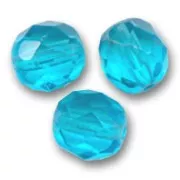 Facettes 8 mm Aquamarine x20