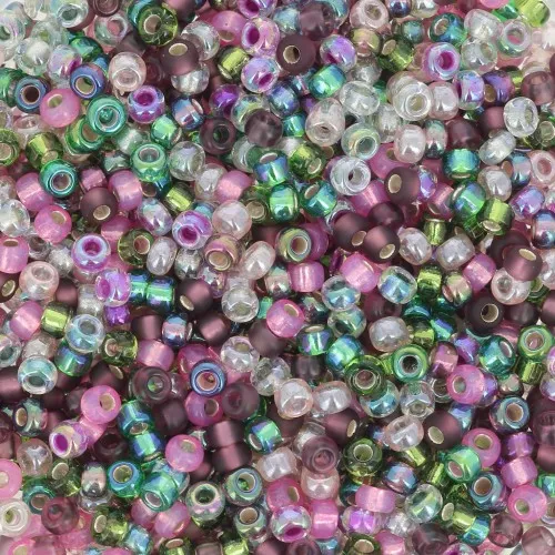 Mix de rocailles Miyuki 11/0 MIX-10 - Heather x8gr