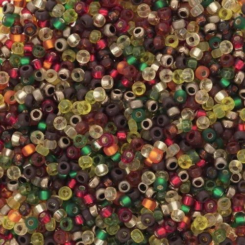 Mix de rocailles Miyuki 15/0 MIX-13 - Autumn x8gr