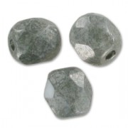 Facettes 3 mm Opaque Grey Ceramic Look x50