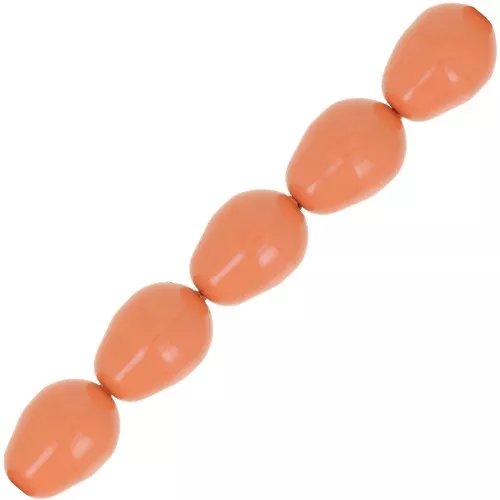 Perles poires nacrées PureCrystal 5821 11x8 mm - Crystal Coral Pearl x5